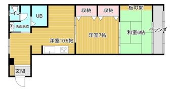 ハウス三木の間取り画像