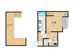 Dolce vita麦野Bの間取り画像