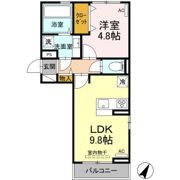 D-room渡鹿の間取り画像