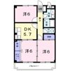ドミール三ヶ森の間取り画像