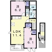 クラウド平福Bの間取り画像