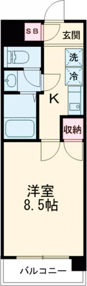 プランドール島崎の間取り画像