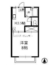 エスポワール都Ⅰ Aの間取り画像