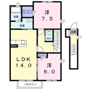 シャーメゾン円座 Ⅰの間取り画像