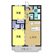セトル伊集院Ⅱの間取り画像