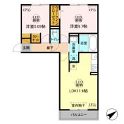 アルカディアの間取り画像