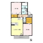 Villa・Ryutaku Ⅱ Bの間取り画像