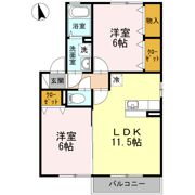 フローラタウン C棟の間取り画像