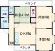コーポラス村岡の間取り画像
