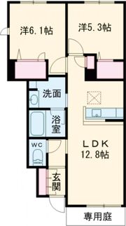 ウィステリア A棟の間取り画像