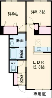 ウィステリア A棟の間取り画像