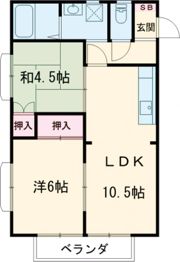 ベルメゾンAの間取り画像