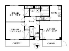 シュロス平山の間取り画像