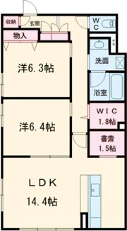 ケントスクエア八番館の間取り画像