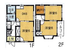 桑田住宅Ⅱの間取り画像