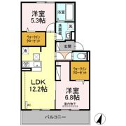 I・M・T SEMPRE HOUSE 飛梅 D棟の間取り画像