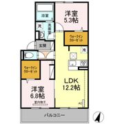 I・M・T SEMPRE HOUSE 飛梅 D棟の間取り画像