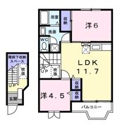 シャトーひえだの間取り画像