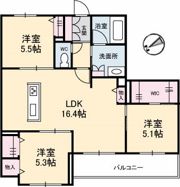 ファンコート堀越 弐番館の間取り画像