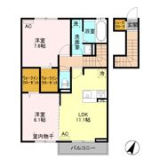 グラネージュの間取り画像