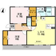 ビラーション赤坪の間取り画像