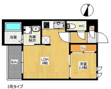 Regalest Briller(ブリエ)旧称:草津駅前2の間取り画像