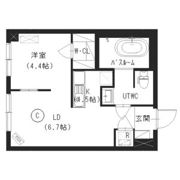 D×Apartment N3E6 (N3E6C棟)の間取り画像