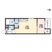 CRASTINE弥次ヱ町4丁目B棟(クラスティの間取り画像