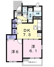 ココメロ Vの間取り画像