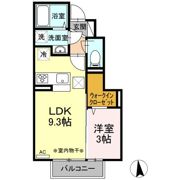 ヴィラ カスターニャの間取り画像