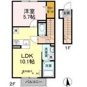 ヴィラ カスターニャの間取り画像
