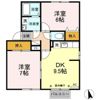 セジュールユウアイ Bの間取り画像