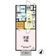 メルベーユ Bの間取り画像