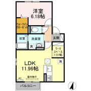 D-room I-Bの間取り画像