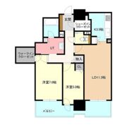 プレミストタワーズ札幌苗穂ブライトゲート 2403号の間取り画像