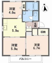 ディアス太田の間取り画像