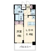 プレサンス南堀江ザ・センスの間取り画像