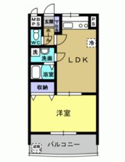 GRANDEUR TENJINの間取り画像