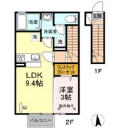 グランディール桜木 Aの間取り画像