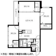 ノルデスタパークムーンの間取り画像