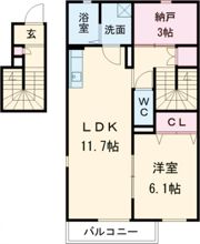 フォレストメゾン弥富の間取り画像