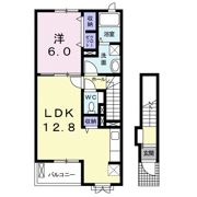 ユーハイムBの間取り画像