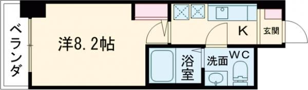 ヴェッセル幅下の間取り画像