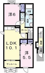 ブリランテの間取り画像