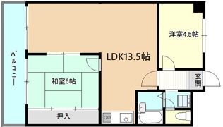 シャトー第一土山の間取り画像