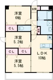 ルネスグラードⅠの間取り画像