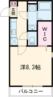 クラージュY・Sの間取り画像