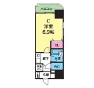 YKハイツ西明石の間取り画像