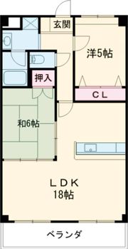 サンクス光の間取り画像