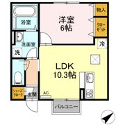 エスポワール長命の間取り画像